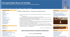 Desktop Screenshot of parroquiabeatoalvaro.org